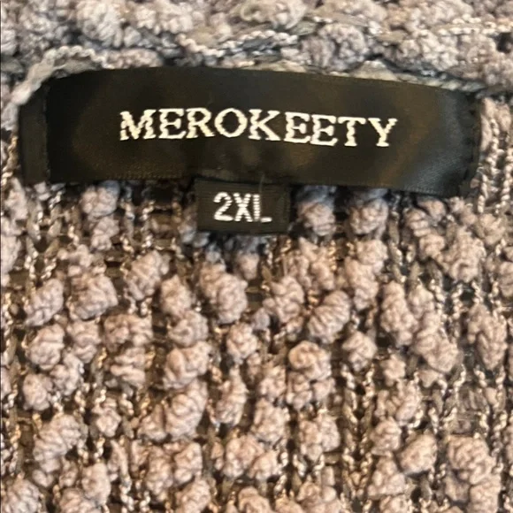 Cozy Charcoal Women's Open Front Cardigan with Pockets - Picture 2 of 6